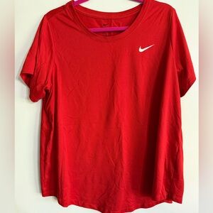 Nike Women's Bright Red Short Sleeve Tee
